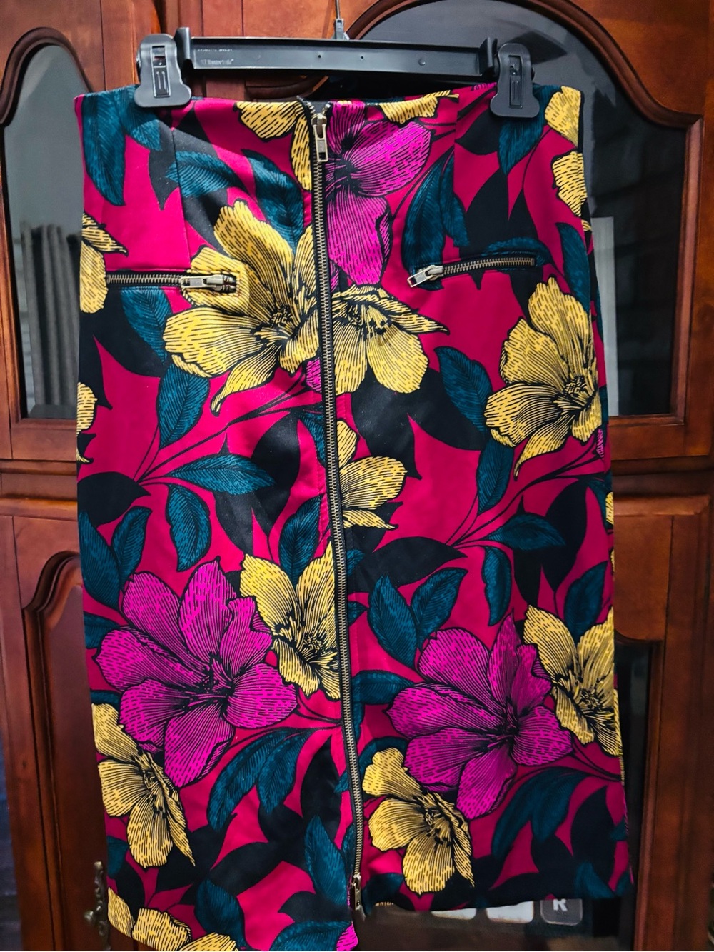 Floral Pencil Skirt